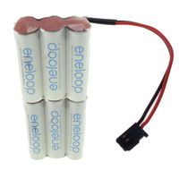 7.2V 2000mAh AA NiMH Eneloop [BK-3MCCE] Flat (3x2) Transmitter Battery Pack.