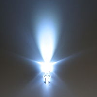 5mm LED flicker white ( Candle LED ), clear lens 