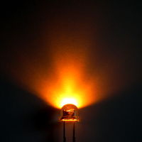 5mm ultra-bright Yellow LED - WIDE ANGLE