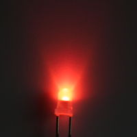 3mm ultra-bright Amber LED (diffused lens)