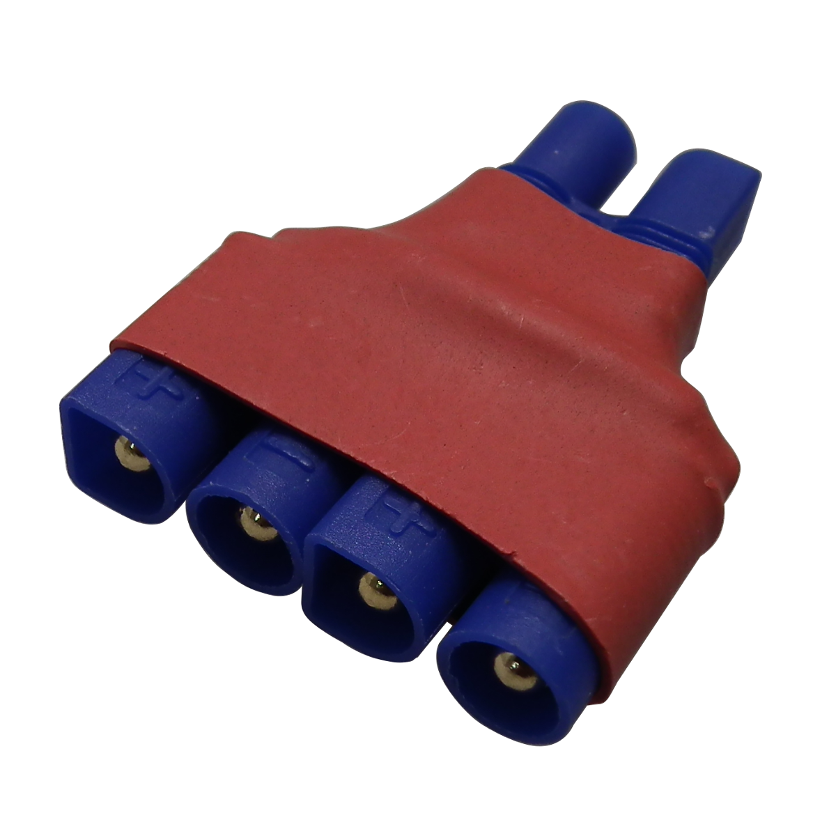 EC3 Male (Female pins) to 2 x EC3 Female (Male pins) - Series RC Battery Adapter (No Wires)