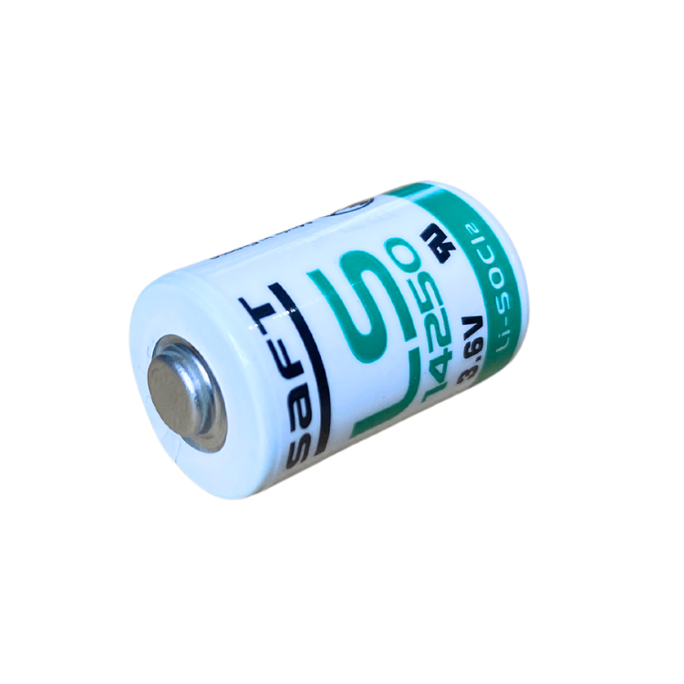 3.6V Li-SOCl2 14250 (1/2AA) 1200mAh SAFT Single Cell Battery 