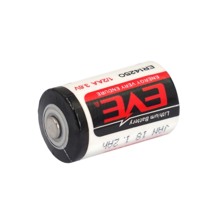3.6V Li-SOCl2 14250 (1/2AA) 1200mAh Single Cell Battery - EVE