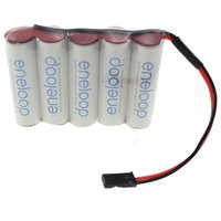 6V 800mAh AAA NiMH [BK-4MCCE] Eneloop Flat Battery Pack