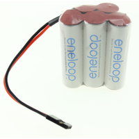 6V 800mAh AAA NiMH Eneloop [BK-4MCCE] Hump Battery Pack
