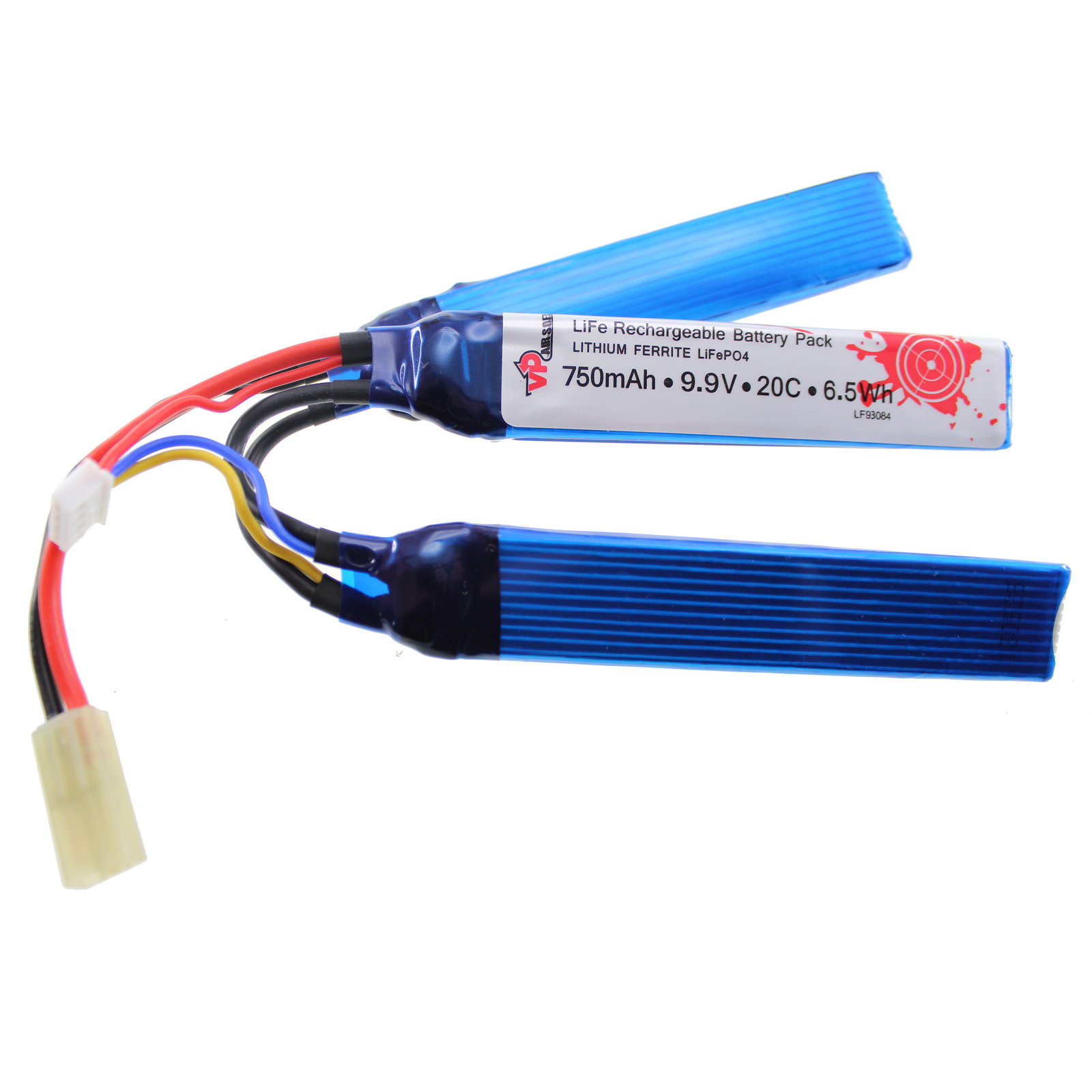 9.9V 750mAh 20 C Split (LiFePO4) Battery Pack