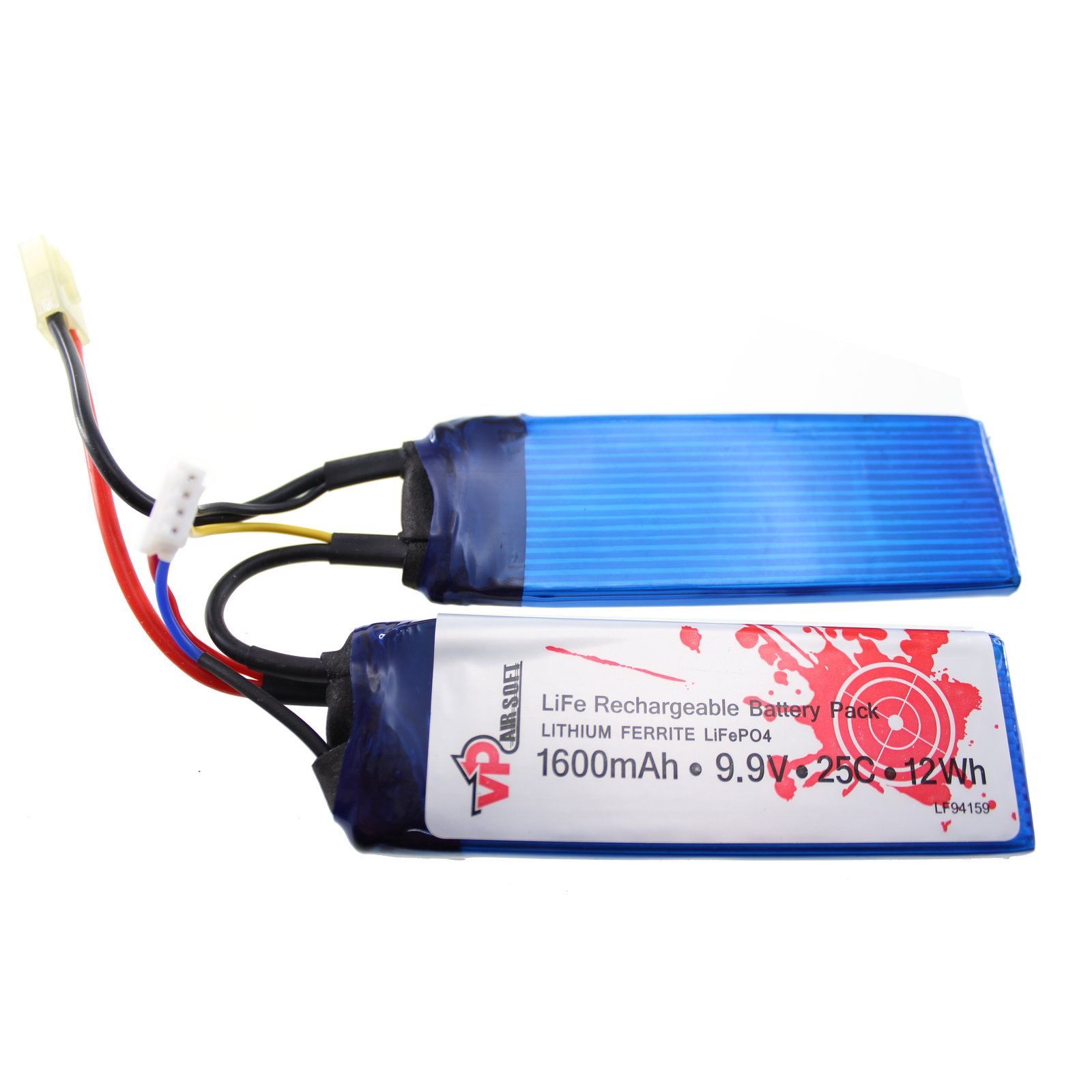 9.9V 1600mAh 25C Split (LiFePO4) Battery Pack