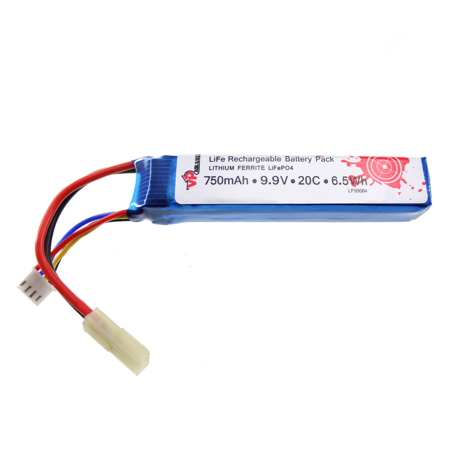 9.9V 750mAh 20C Mini (LiFePO4) Battery