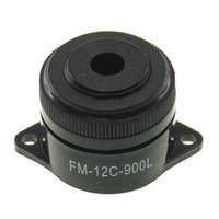 Panel mount 12V single tone whistle (Piezo Buzzer FM-12C-900L)