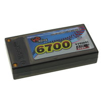 3.7V 6700mAh 65/130C Hard Case RC Racing Lipo battery BRCA Approved