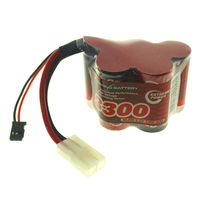 6V 3700mAh SC NiMH HUMP Battery Pack.