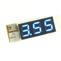 7-Segment display Battery status indicator for 1S LiPO Battery (MCPX, MCX)