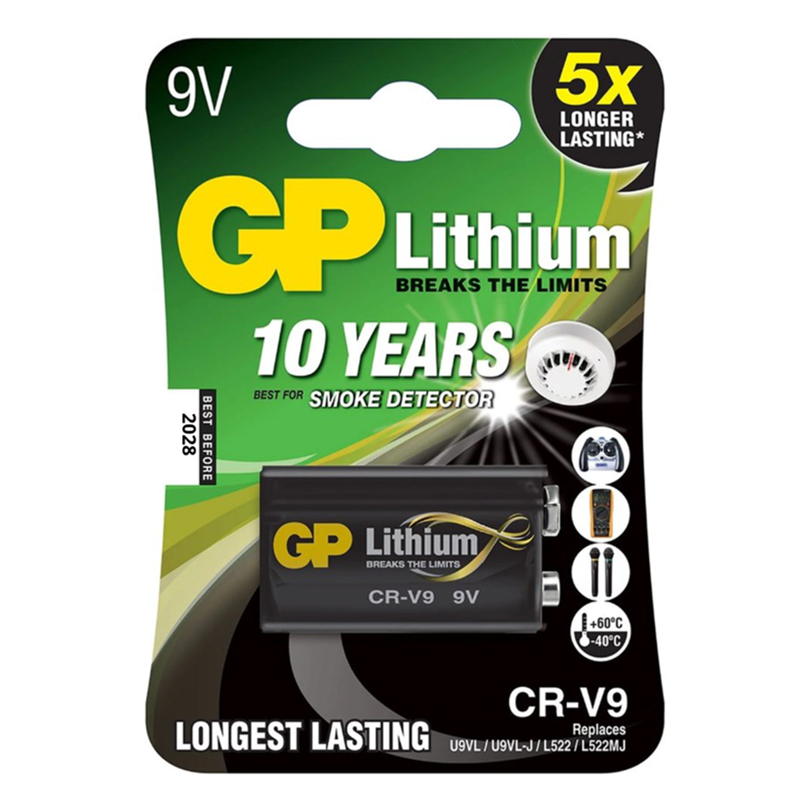 9v Lithium PP3 Battery GP
