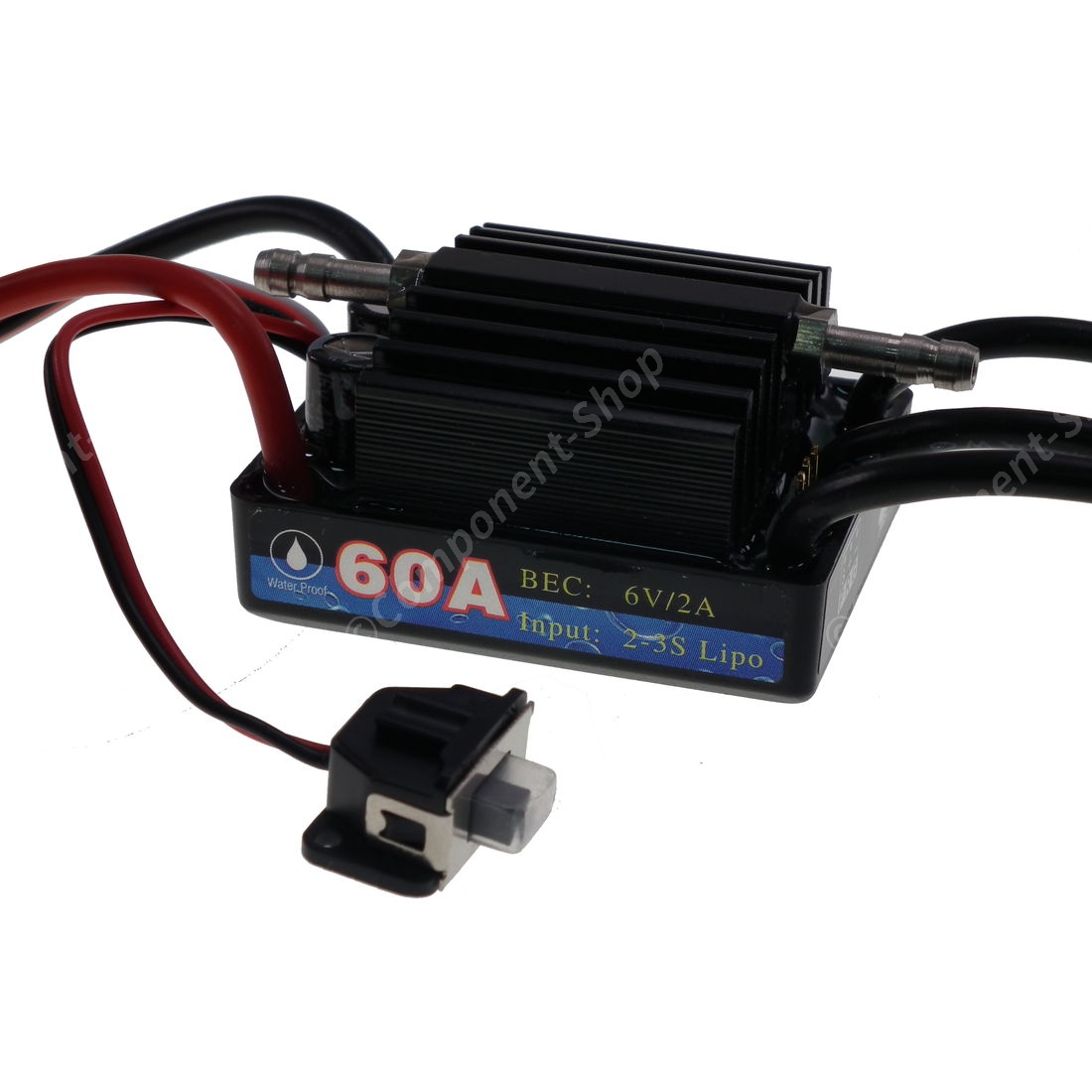 60A Waterproof Brushless Motor Speed Controller