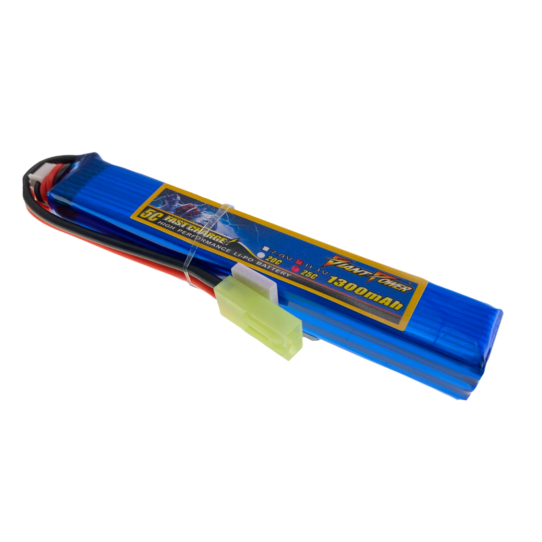 11.1V 1300mAh 15C+ lipo battery (123mm long) 