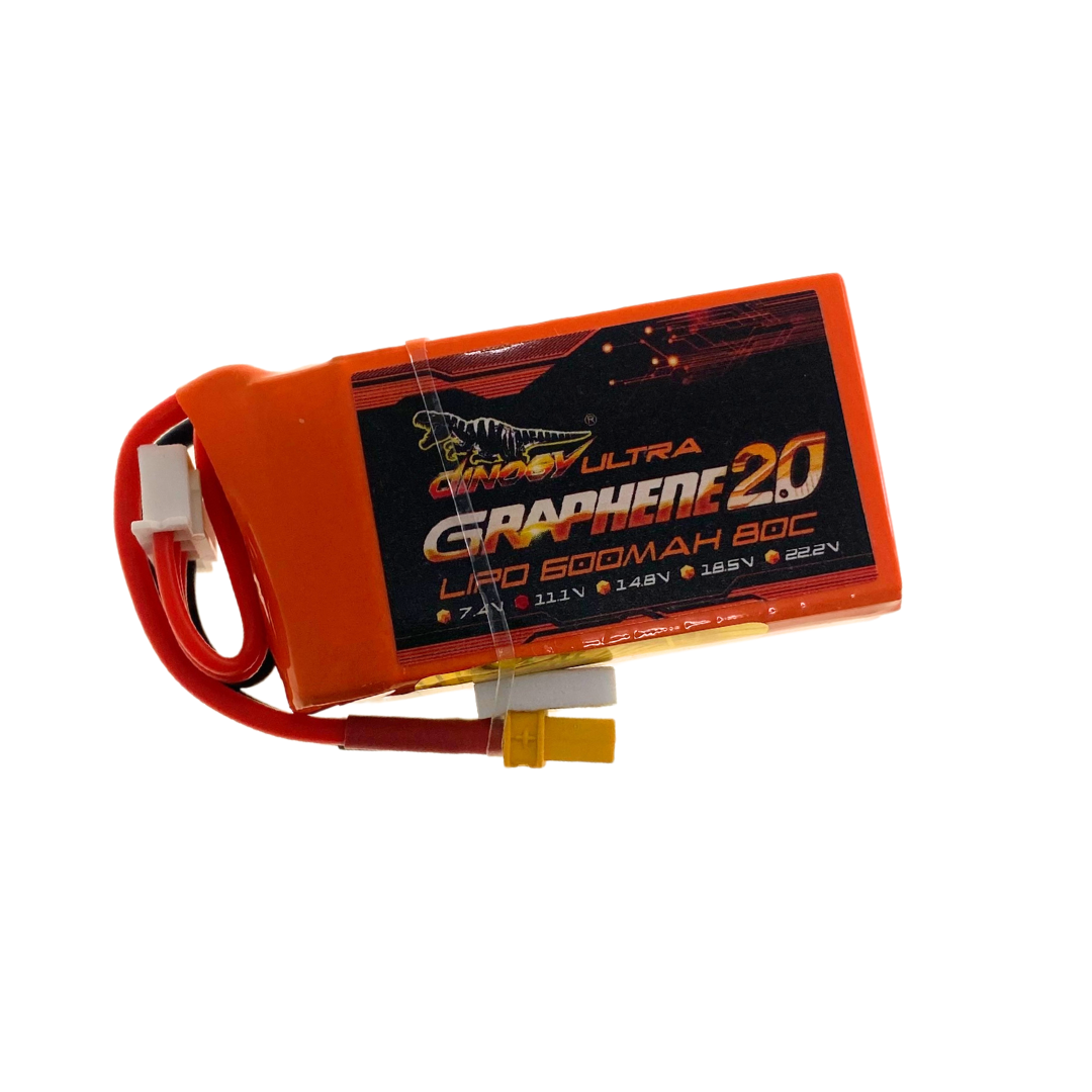 11.1V 600mAh 80C+ RC Battery Dinogy Ultra Graphene 2.0