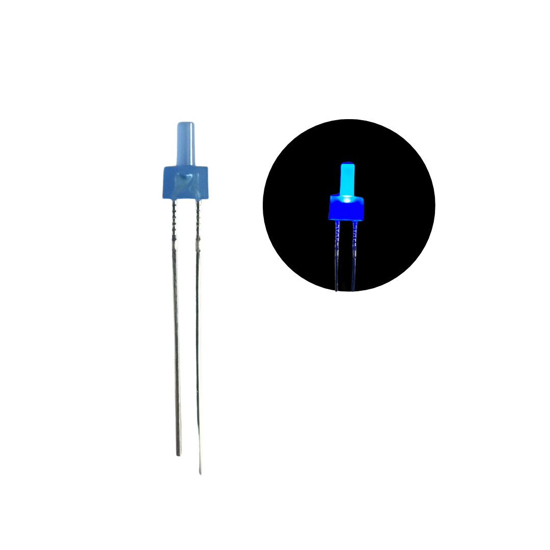 2mm Standard Flat Top / Tower Diffused LED - Blue