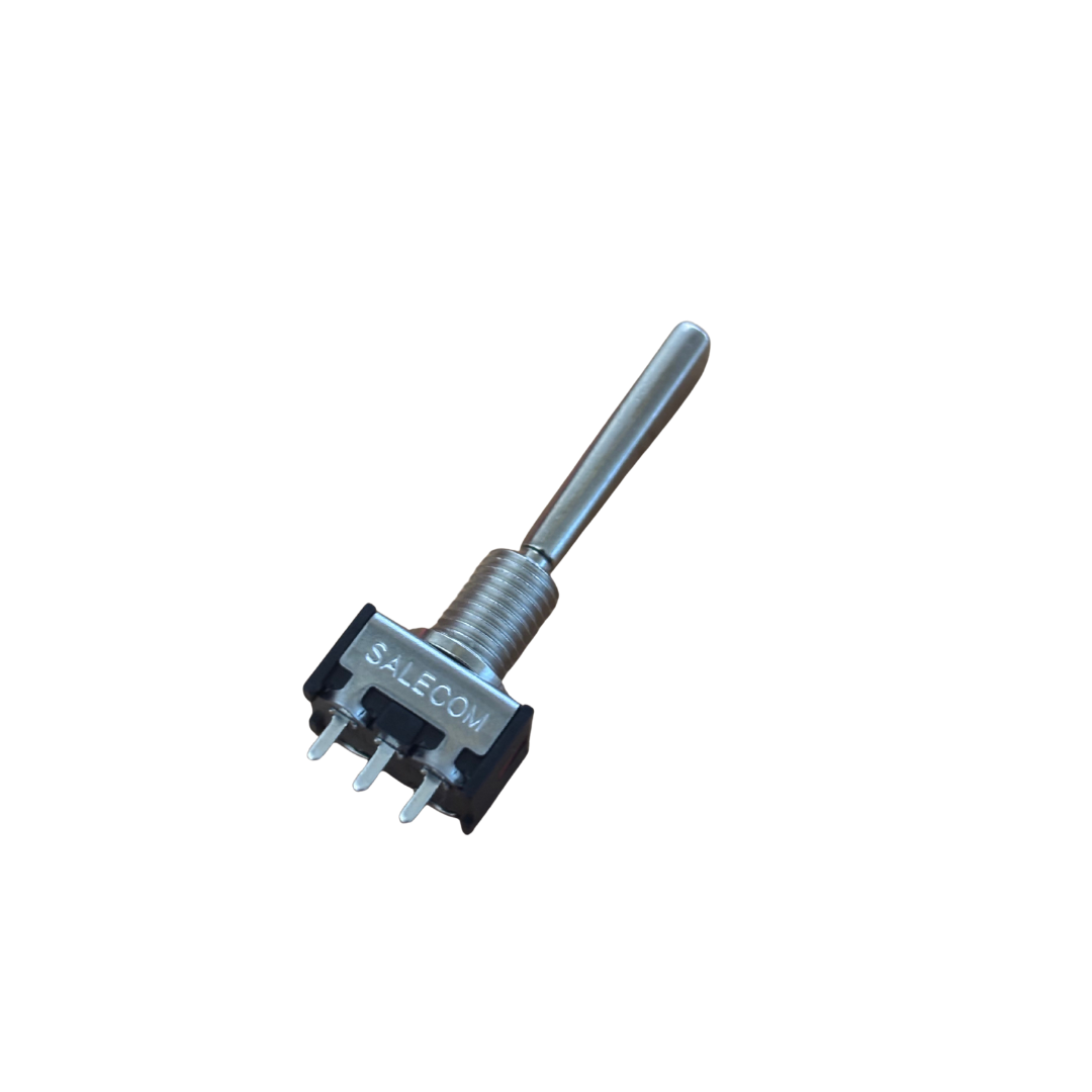 Miniature Toggle Switch - Single Pole Center Off - Long Lever (on-off-on)