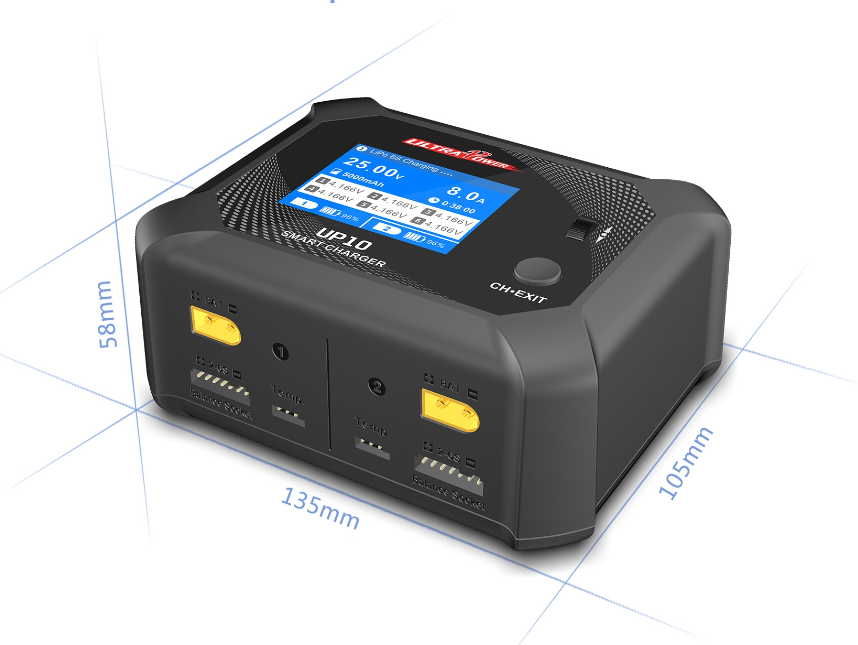 UP10 2X100W 10A AC/DC Charger