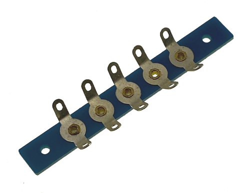 Epoxy Single Row 5 solder tags Terminal Strip