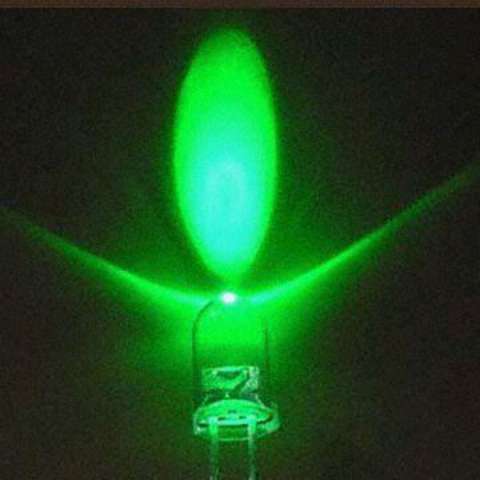 3mm ultra-bright Flashing Green LED