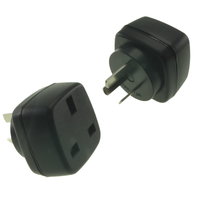 Mains plug adapter. UK socket - Australian plug
