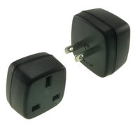 Mains plug adapter. UK socket - USA plug