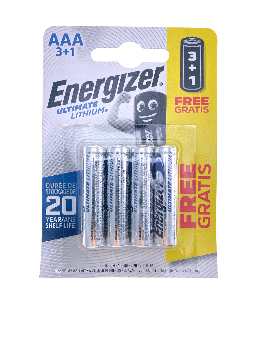 Energizer Ultimate Lithium AAA (Pack of 4)