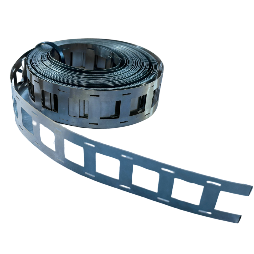 Nickel Double Row / Strip for 18650 Cells  - 20.2 Spacing x 0.15mm Thick 