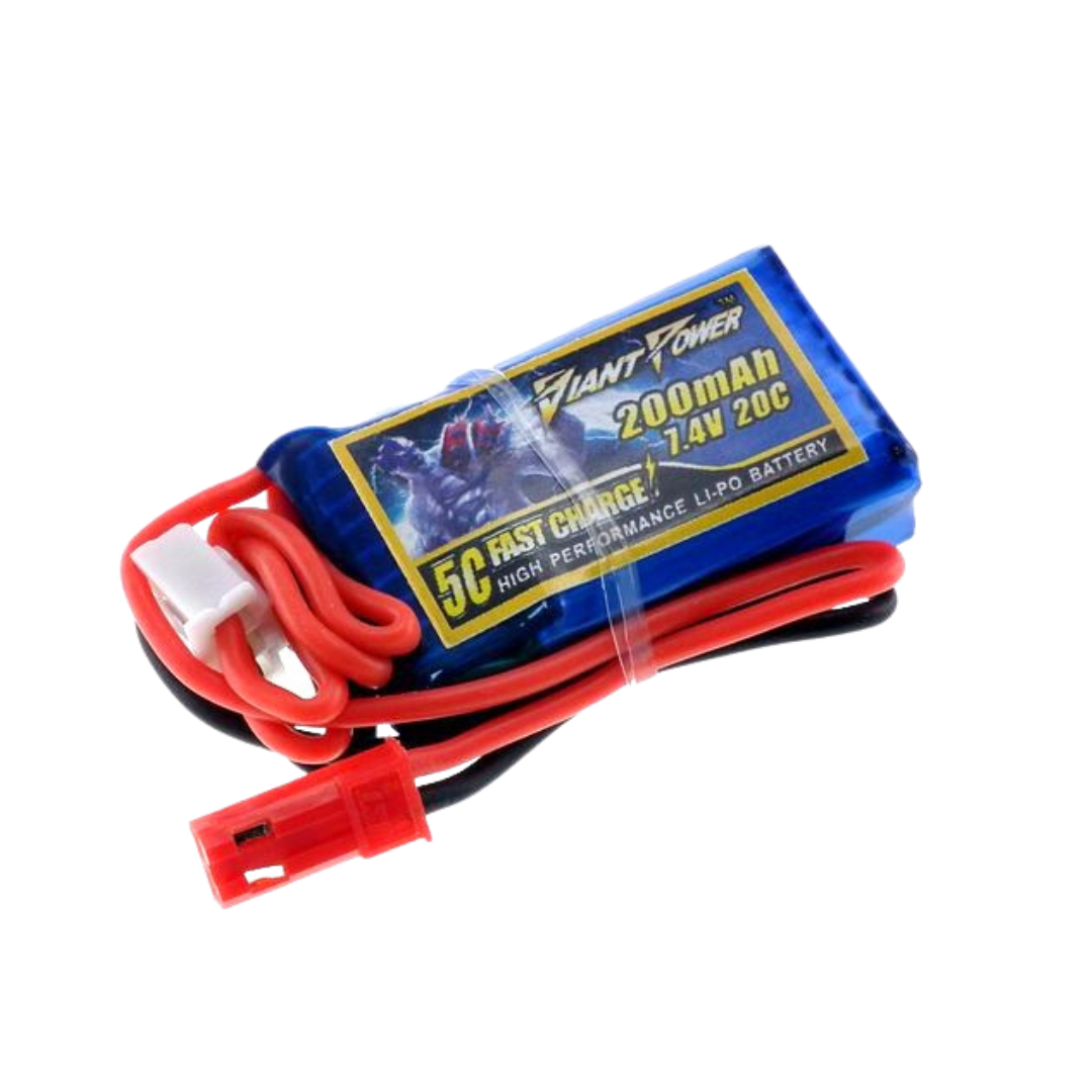 7.4V 200mAh lipo battery