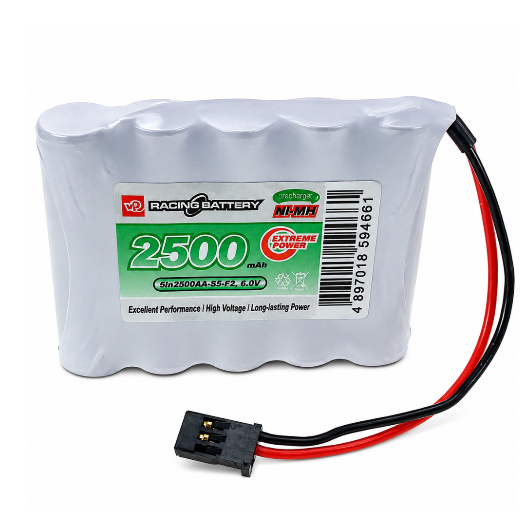 6V 2500mAh AA Flat Battery Pack. Low self discharge type