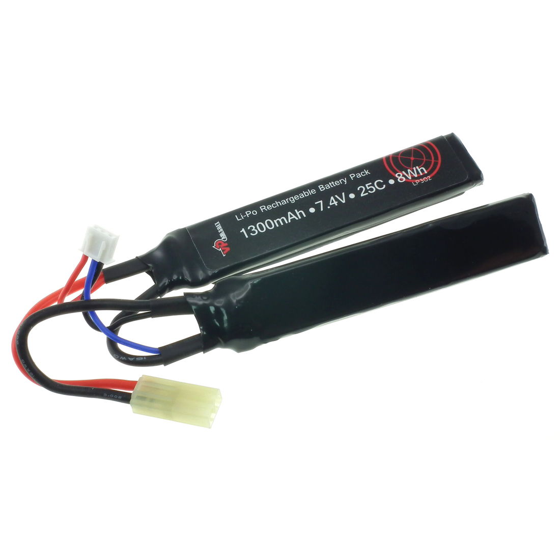 7.4V 1300mAh 25C Cranestock battery