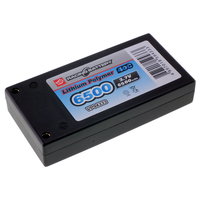 3.7V 6500mAh 40/80C Hard Case RC Racing Lipo Battery BRCA Approved