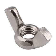 M4 Zinc Plated Steel Wing Nut - Pack of 10