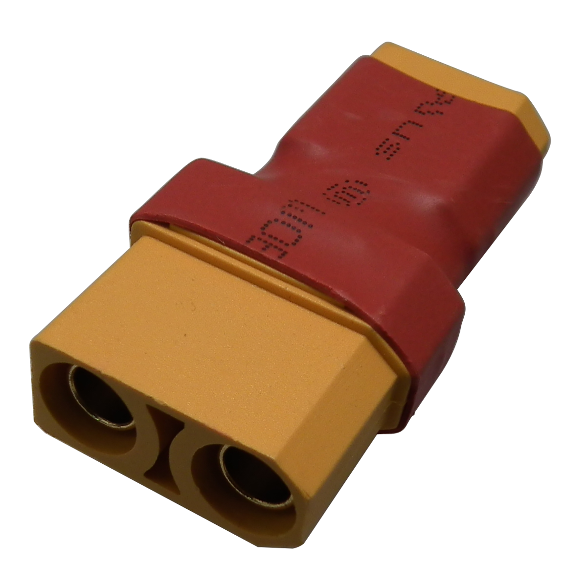 XT60 Female (Male pins) to XT90 Male (Female pins) RC Battery Adapter (No Wires)