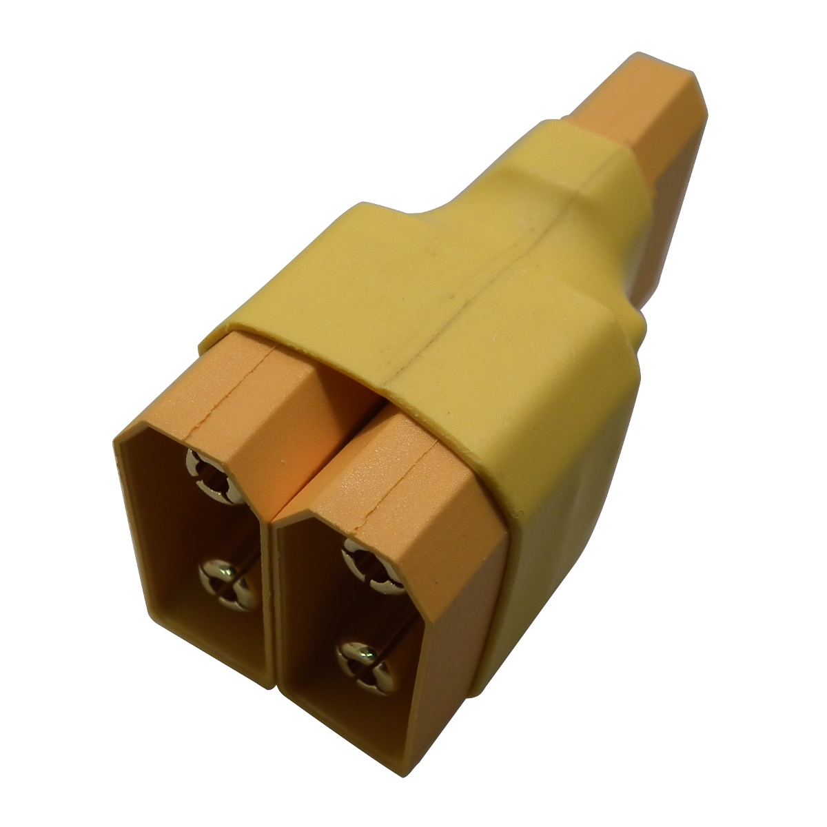 XT90 Male (Female pins) to 2 x XT90 Female (Male pins) - Parallel RC Battery Adapter (No Wires)